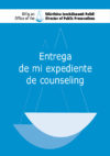 Entrega de mi expediente de counseling